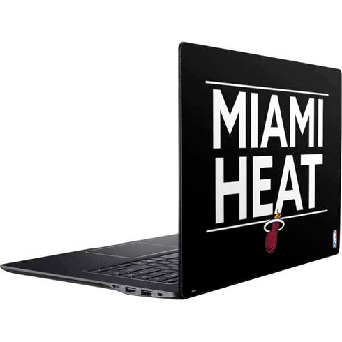 NBA Miami Heat Standard - Black Ativ Book 9 (15.6in 2014) Skin